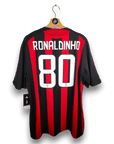 2008-09 AC Milan Home Shirt Ronaldinho 