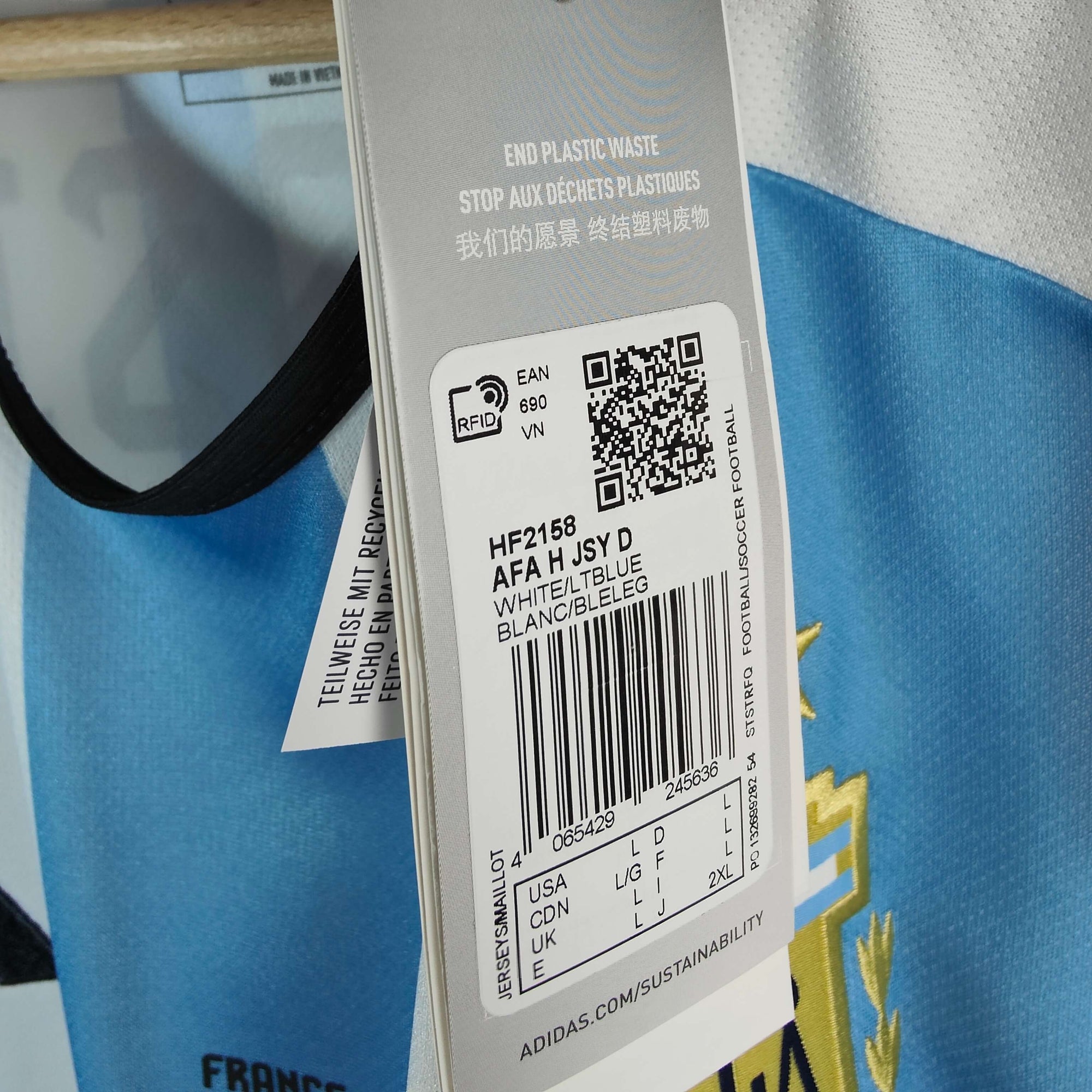 2022-23 Argentina Home Shirt Messi 