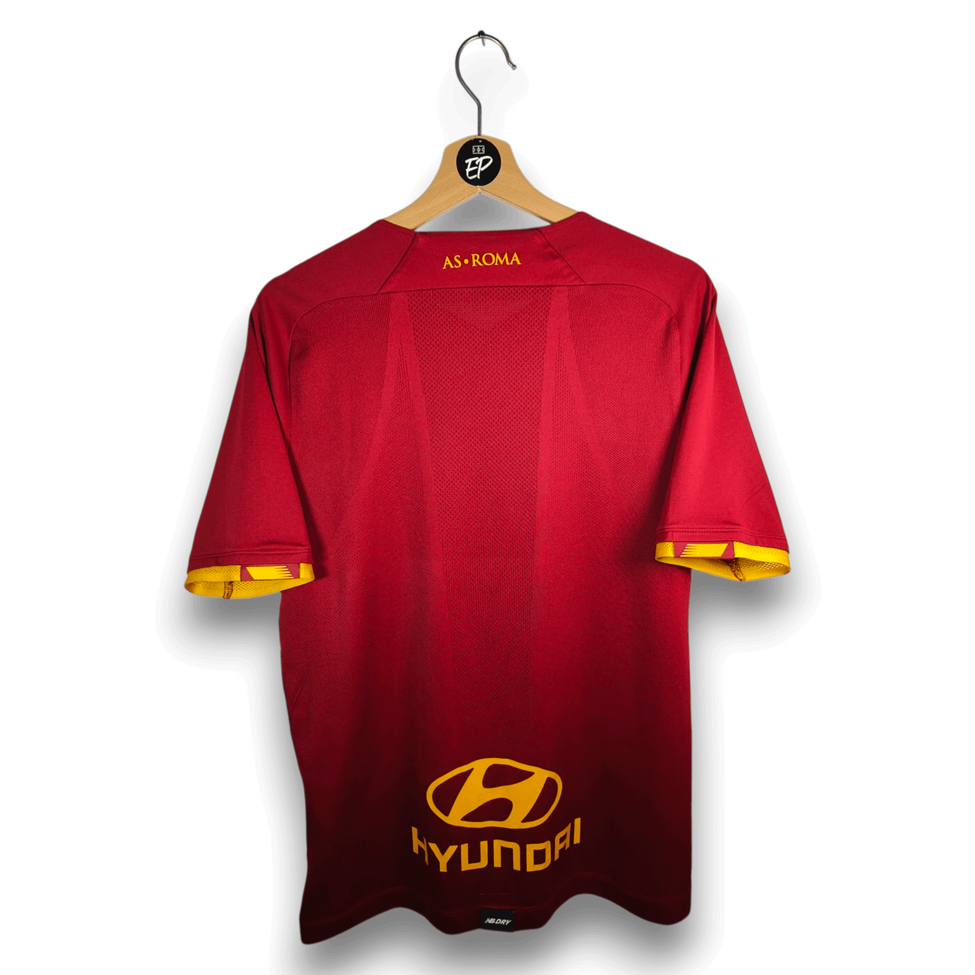2021-22 AS Roma Home Shirt - 8.5/10 - (M)