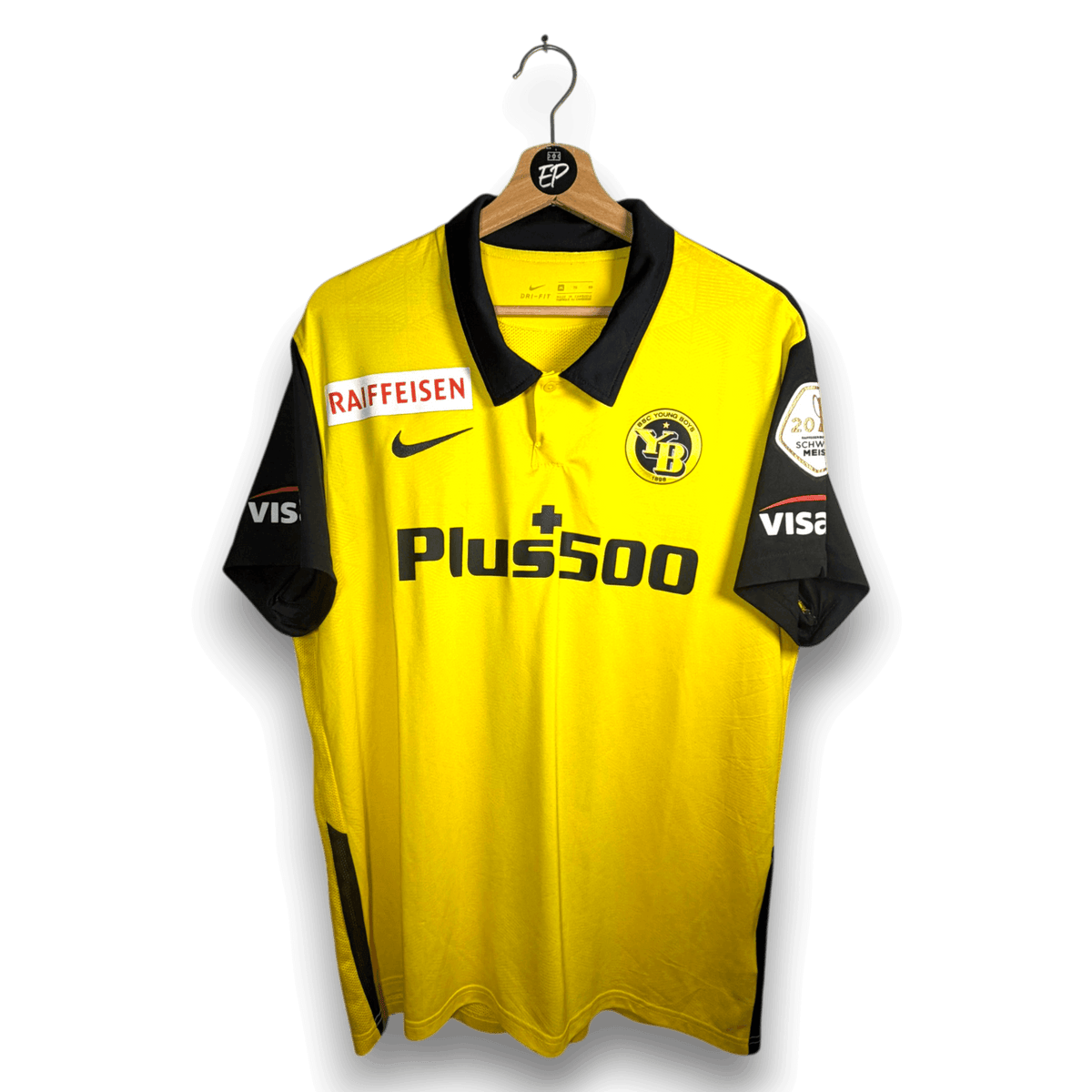 2020-21 Young Boys Away Shirt Match Issue / Worn Pefok 