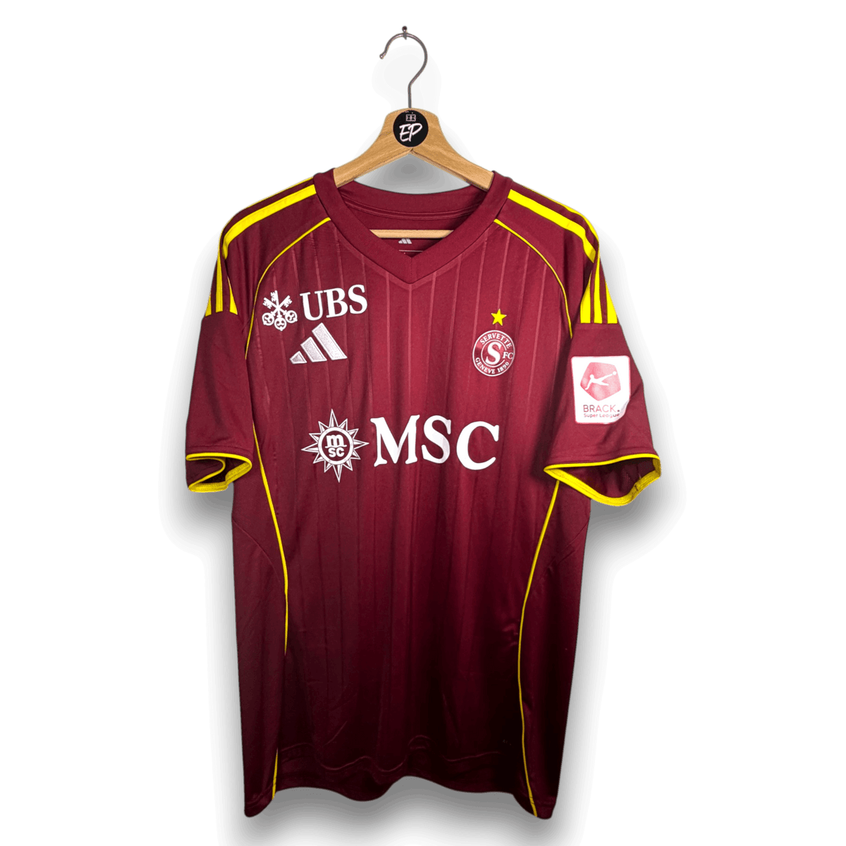 2025-26 Servette Home Shirt SIGNED Cognat 