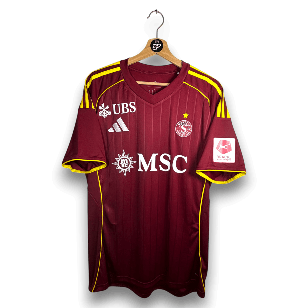 2025-26 Servette Home Shirt SIGNED Kadile 