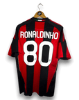 2010-11 AC Milan Home Shirt Ronaldinho 