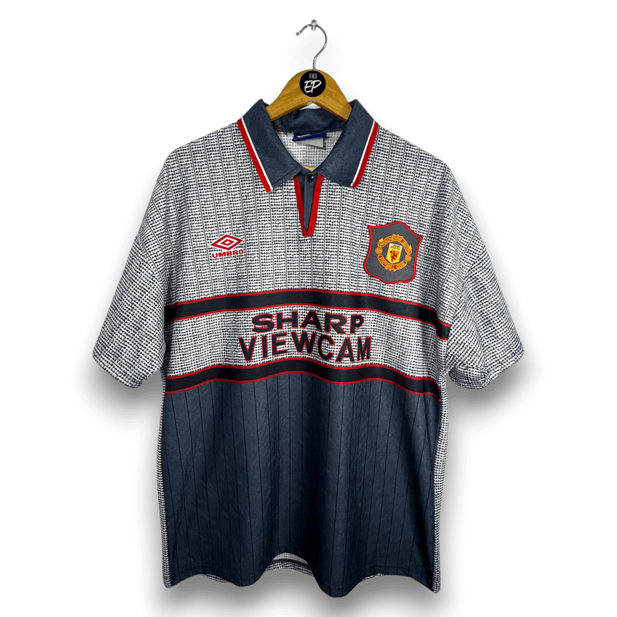 1995-96 Manchester United Away Shirt - 9.5/10 - (L)