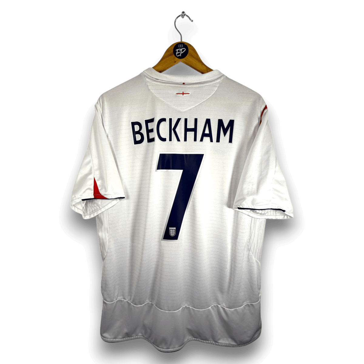 2005-07 England Home Shirt Beckham 