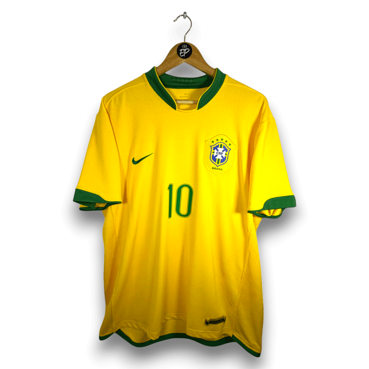 2006-08 Brazil Home Shirt Ronaldinho 