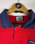 1999-01 England Away Shirt LS Beckham 