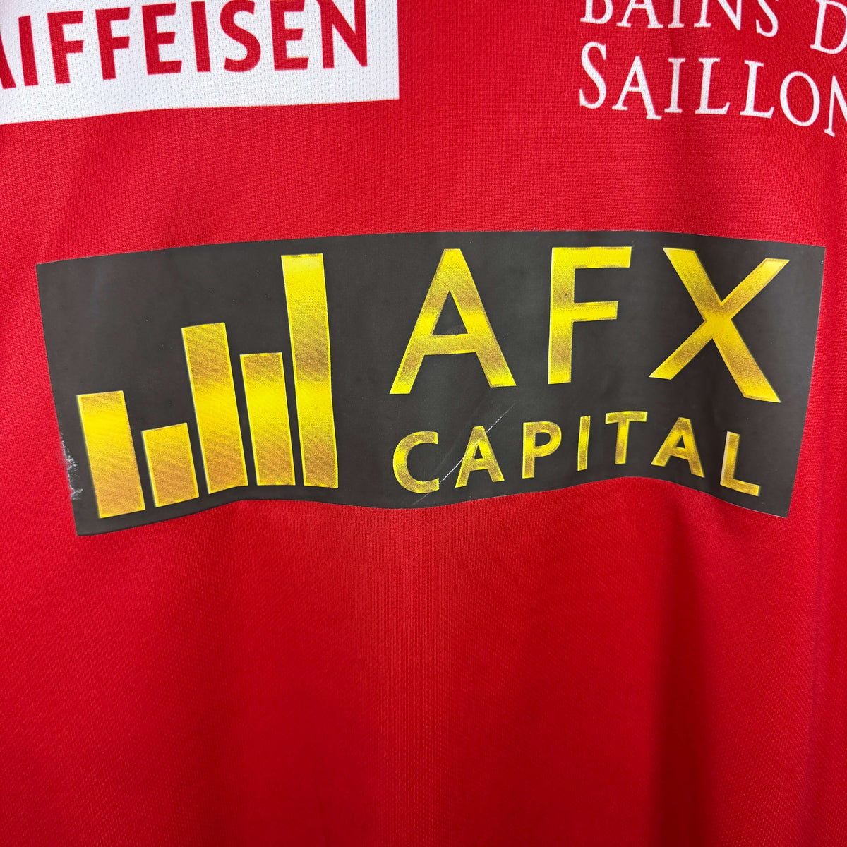 2016-17 FC Sion Home Shirt Match Worn SIGNED Ziegler 