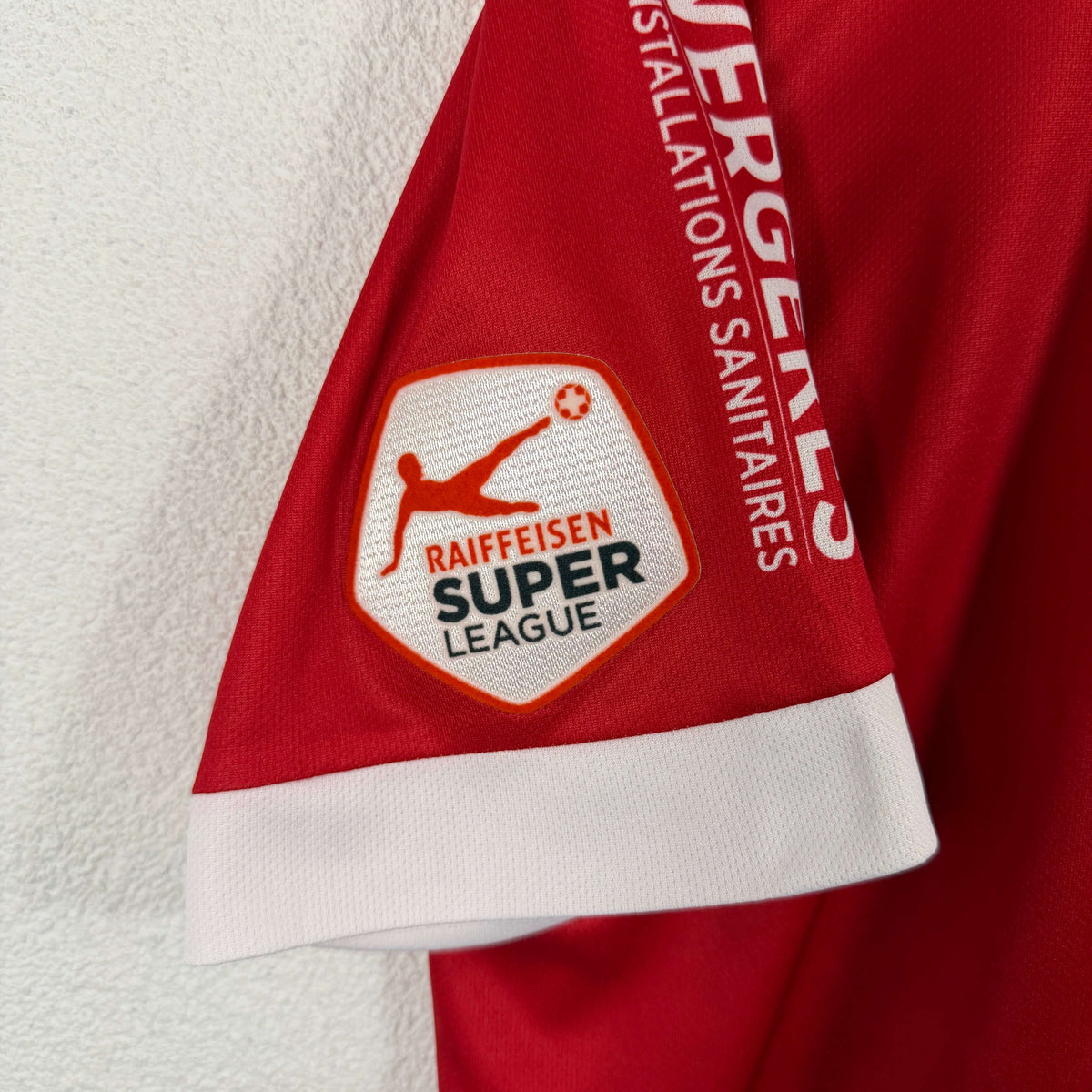 2016-17 FC Sion Home Shirt Match Worn SIGNED Ziegler 
