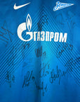 2013-14 Zenit St. Petersburg Home Shirt SIGNED - 6/10 - (12-13 Years)