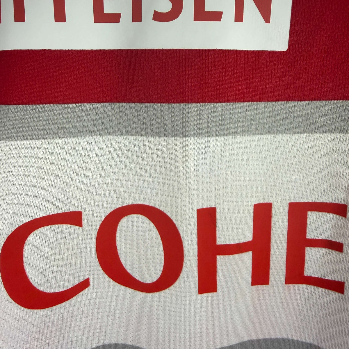 2013-14 FC Sion Away Shirt Match Issue Ferati 