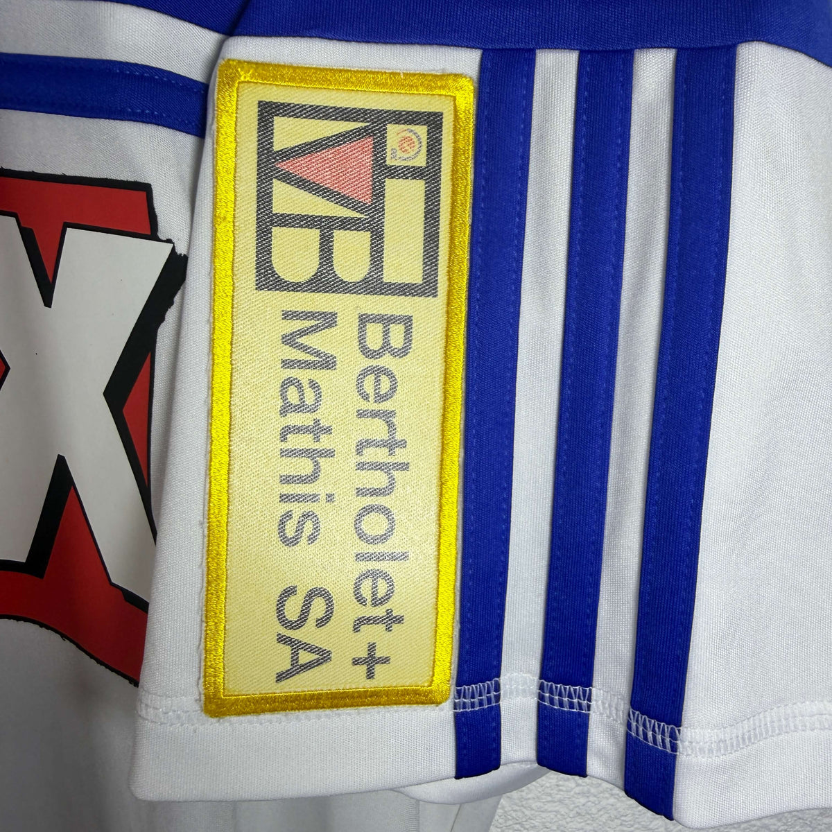 2012-13 Lausanne-Sport Home Shirt Match Issue SIGNED Tafer 