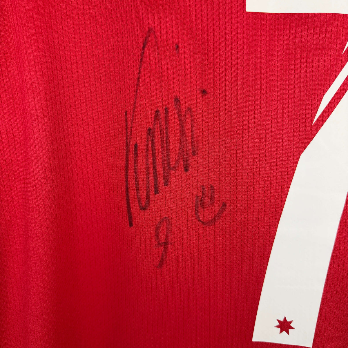 2025-26 FC Thun Home Shirt Match Issue SIGNED (Unwashed) (03.05.26 against FC Sion) Imeri 