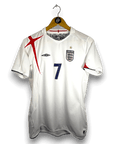 2005-07 England Home Shirt Beckham 