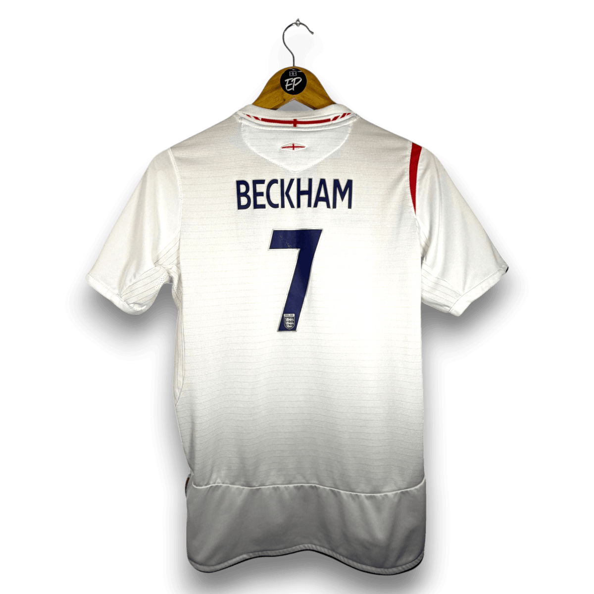 2005-07 England Home Shirt Beckham 