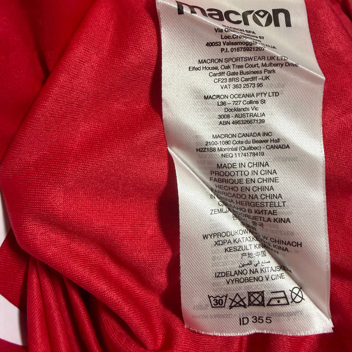 2024-25 FC Sion Home Shirt Match Issue Berdayes 