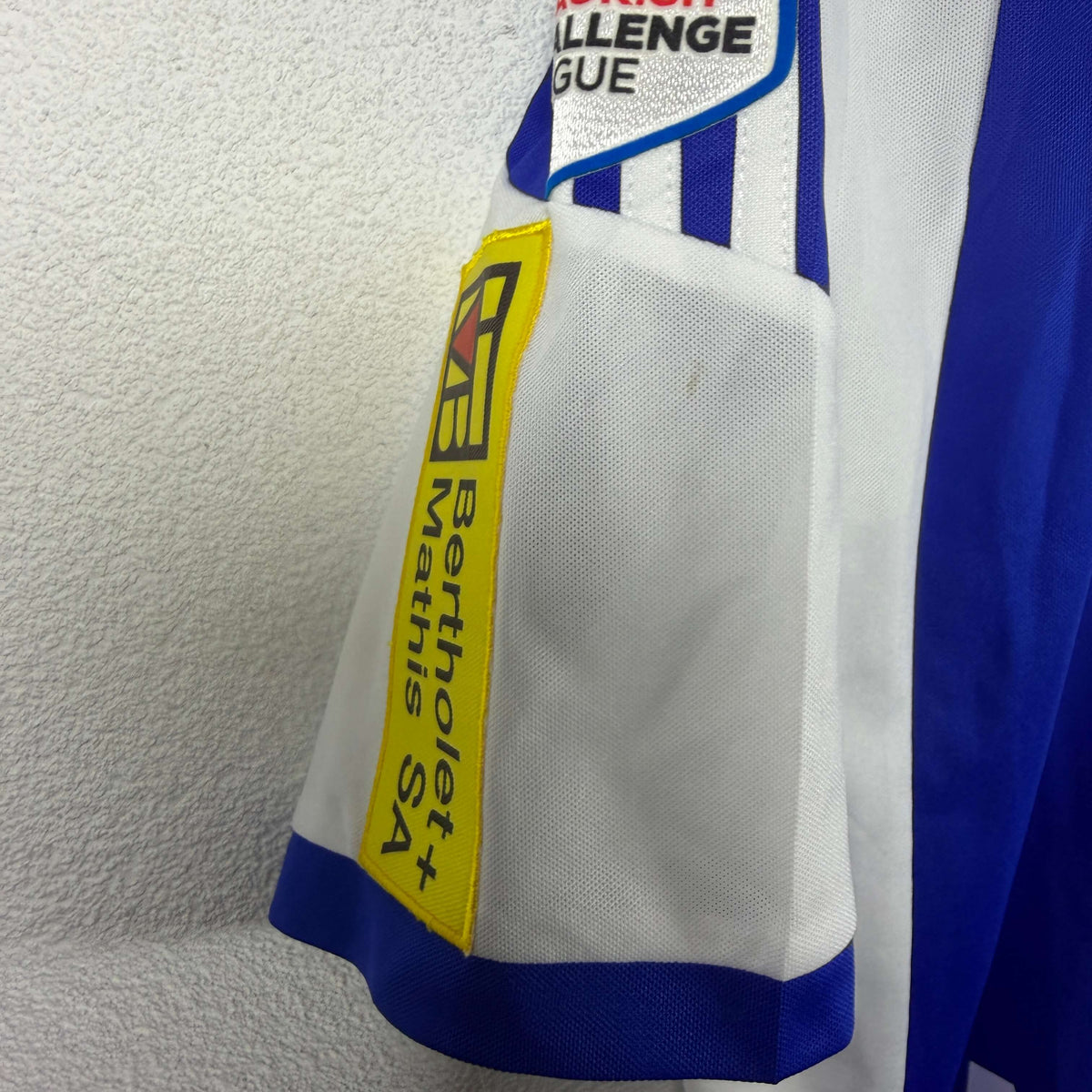 2014-15 Lausanne-Sport Home Shirt Match Issue Mveng 
