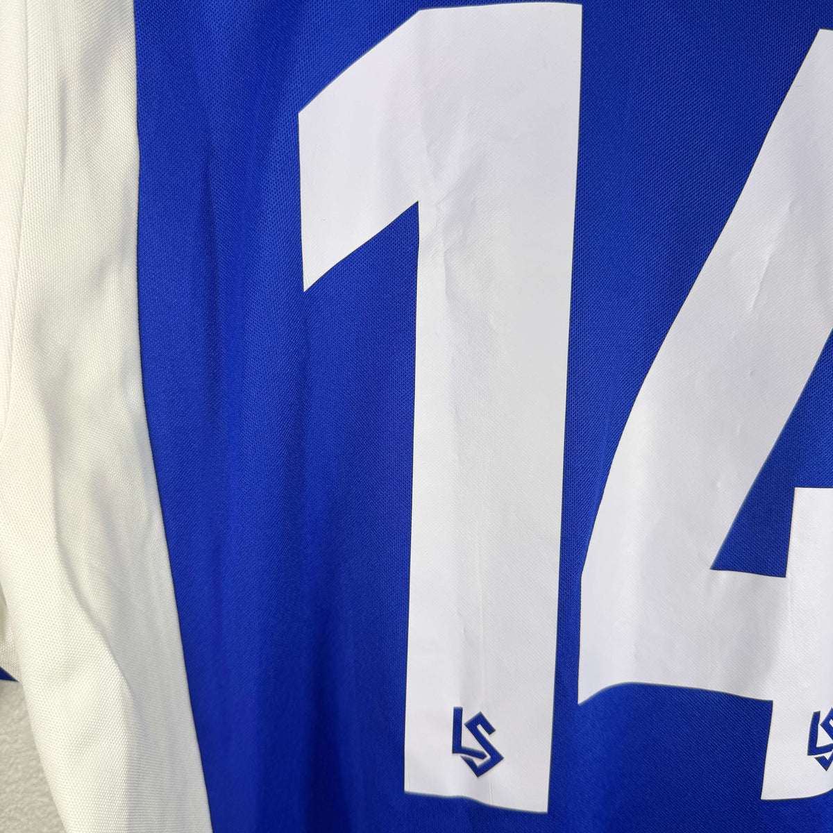 2014-15 Lausanne-Sport Home Shirt Match Issue Mveng 