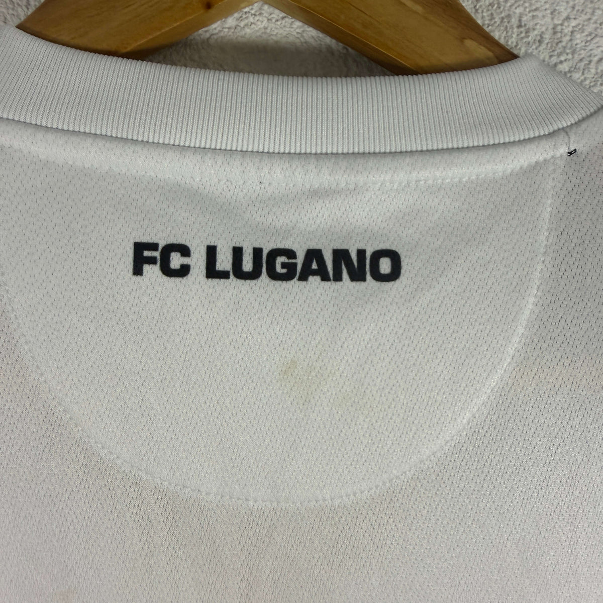 2024-25 FC Lugano Away Shirt Match Issue Steffen 