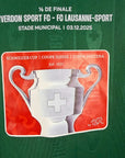2025 Yverdon Sport Coupe Suisse Shirt Match Worn (03.12.25 against Lausanne Sport) Weber 