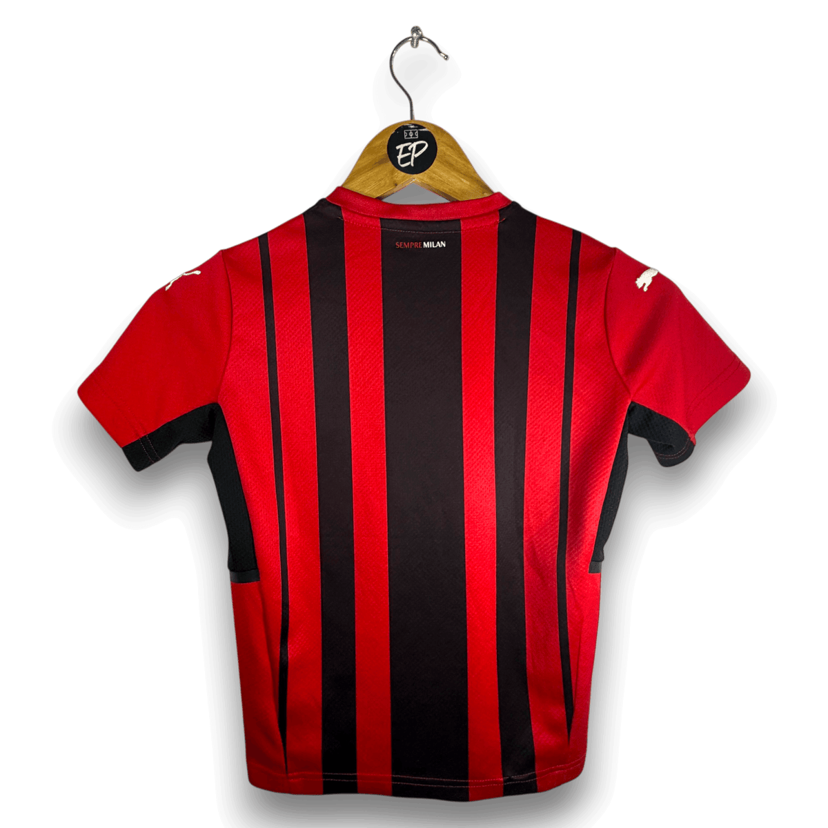 2021-22 AC Milan Home Shirt  - 8.5/10 - (7-8 Years)