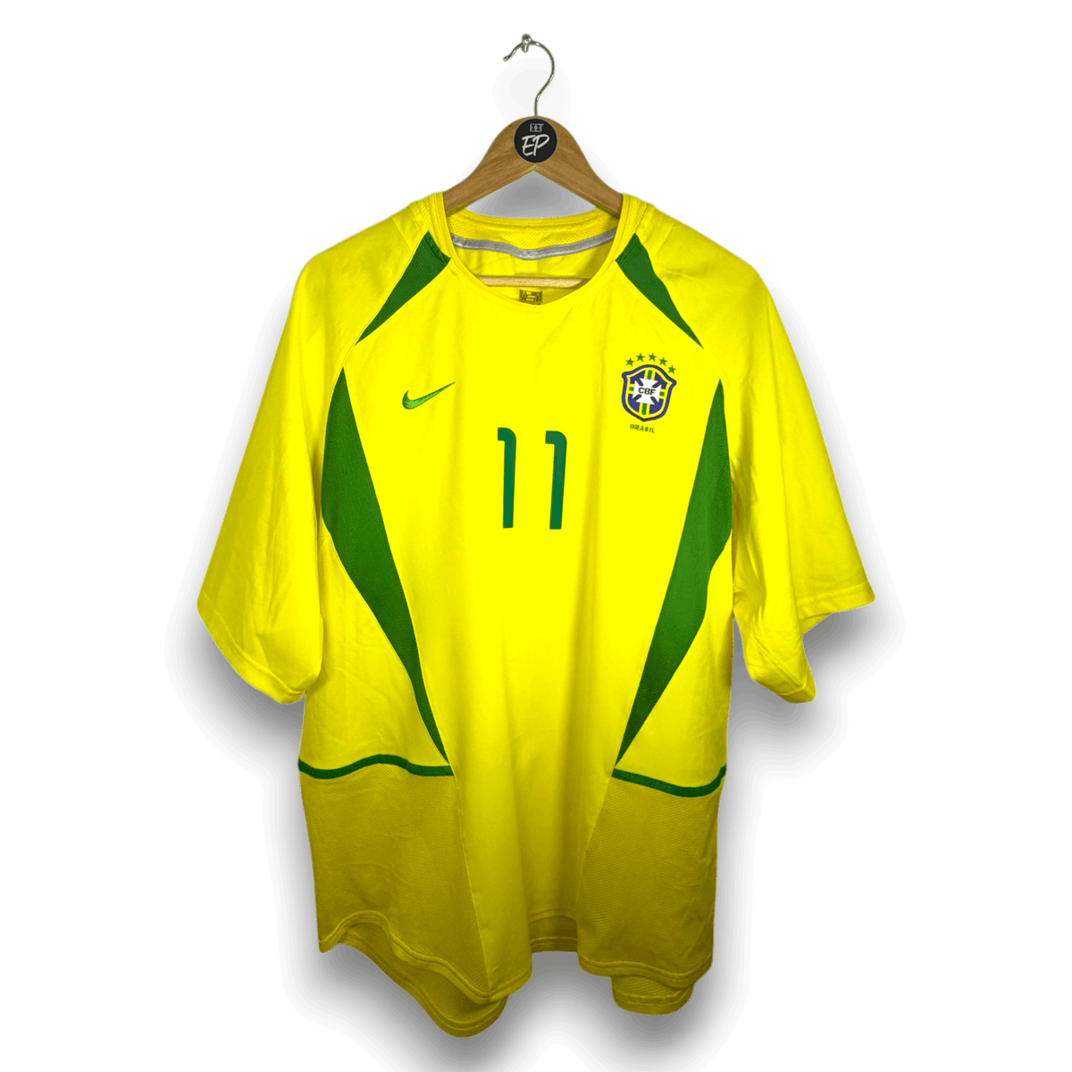 2002-04 Brazil Home Shirt Ronaldinho 