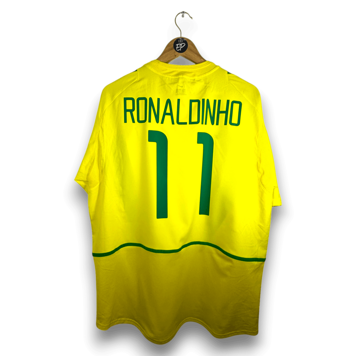 2002-04 Brazil Home Shirt Ronaldinho 