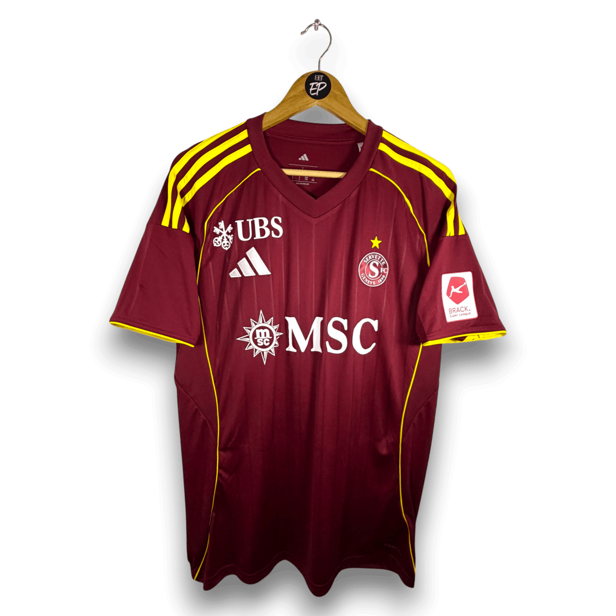 2025-26 Servette Home Shirt SIGNED Guillemenot 