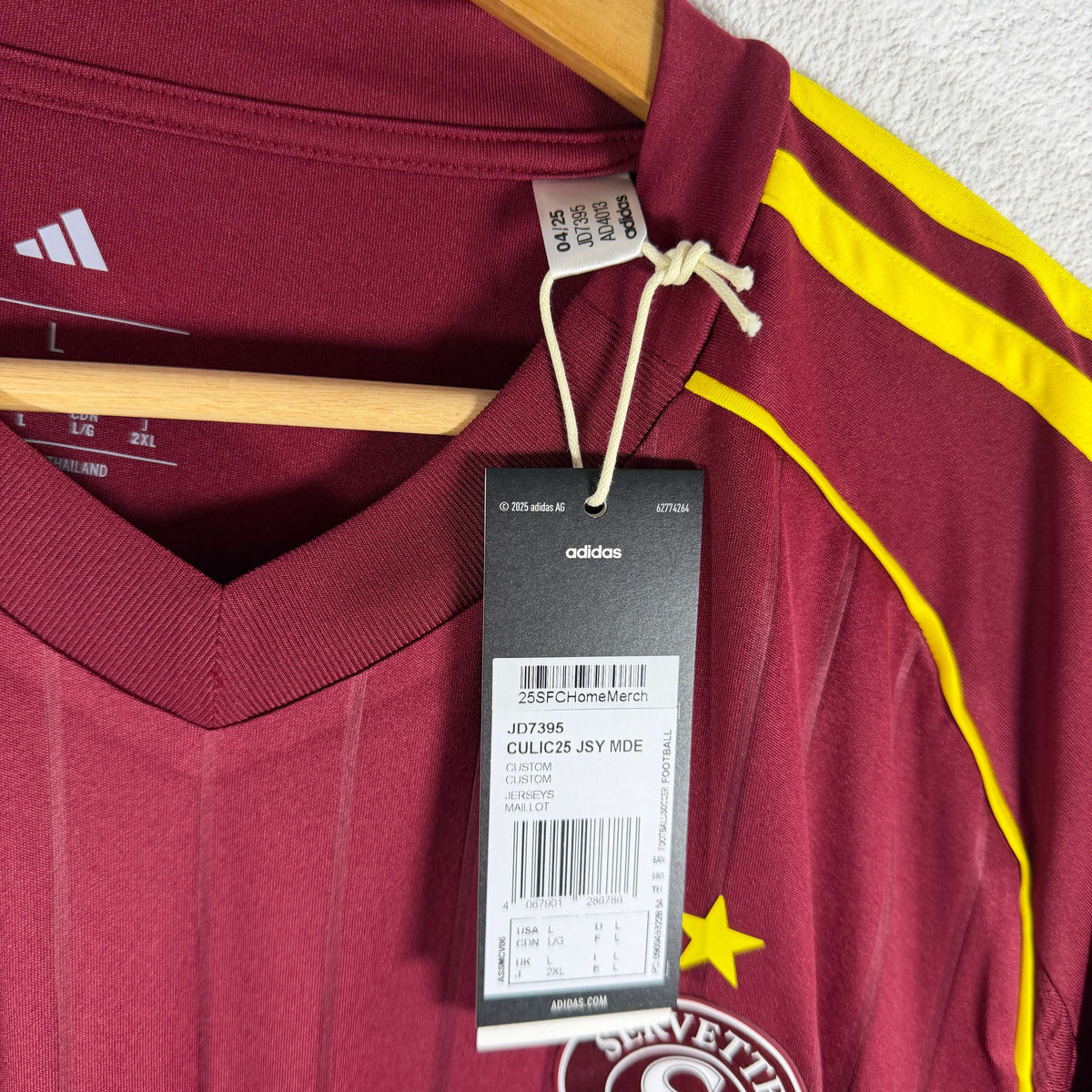 2025-26 Servette Home Shirt SIGNED Guillemenot 