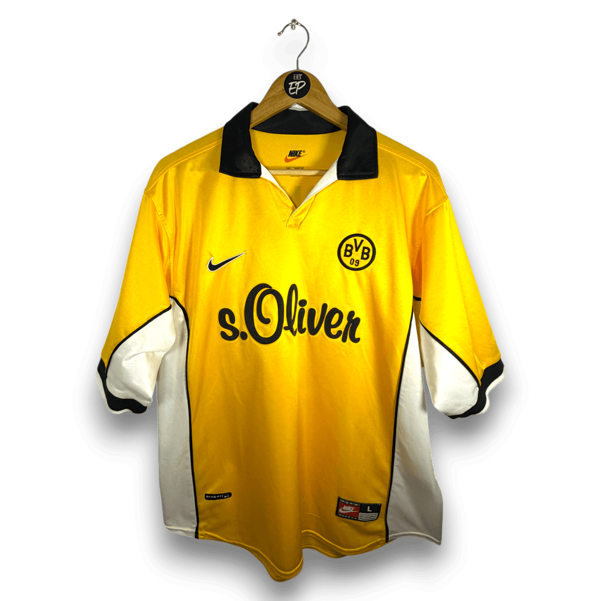 1998-99 Dortmund Home Shirt Chapuisat 