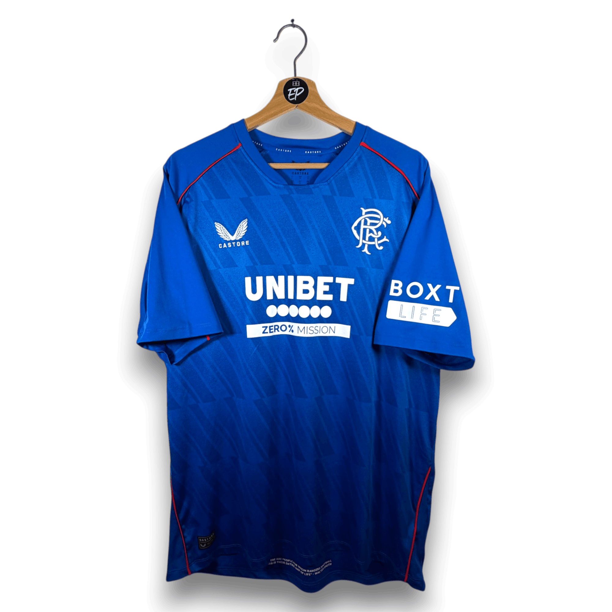 2024-25 Glasgow Rangers Home Shirt - 9/10 - (XL)