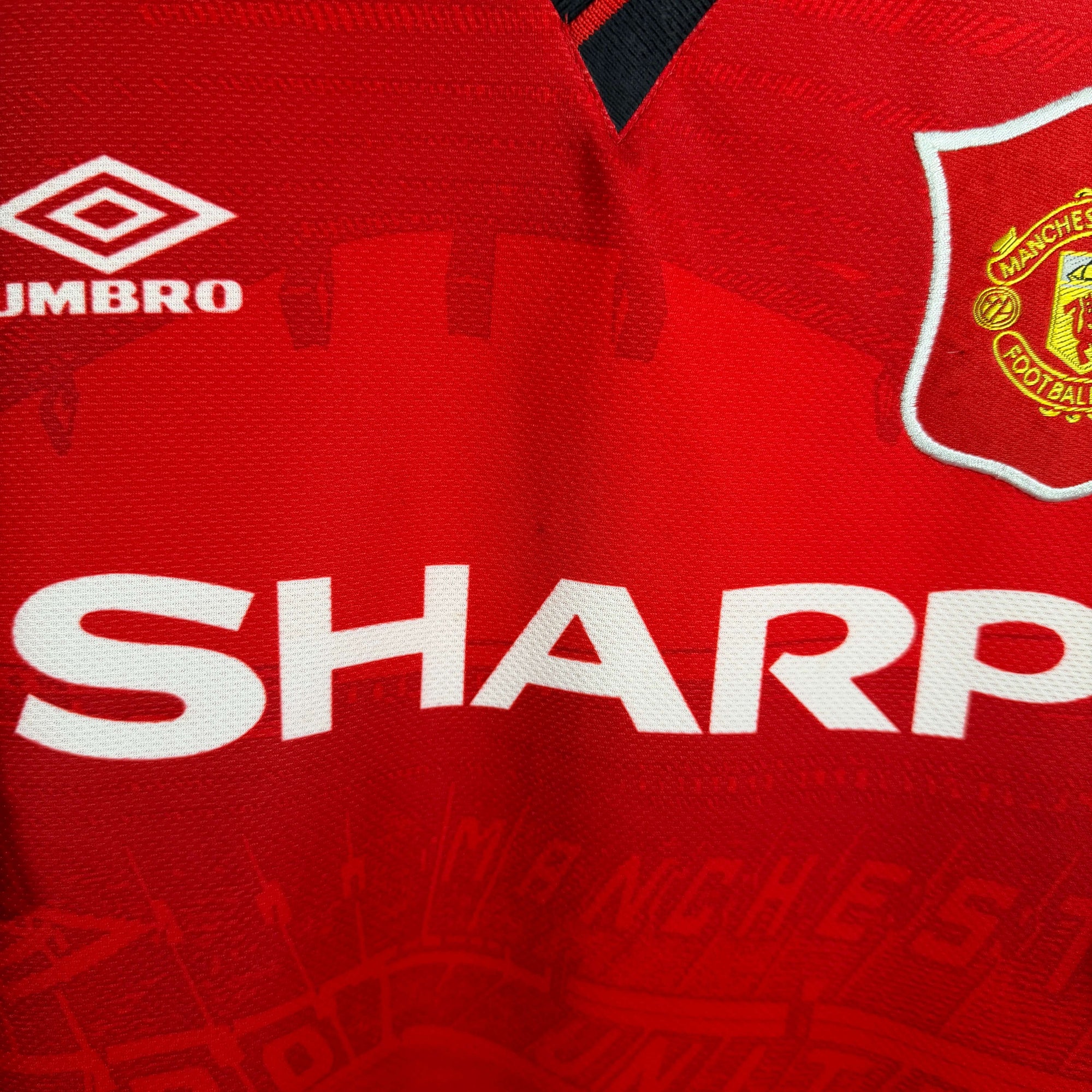 1994-96 Manchester United Home Shirt Beckham 