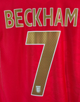 2006-08 England Away Shirt Beckham 