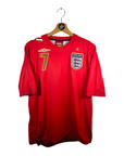 2006-08 England Away Shirt Beckham 