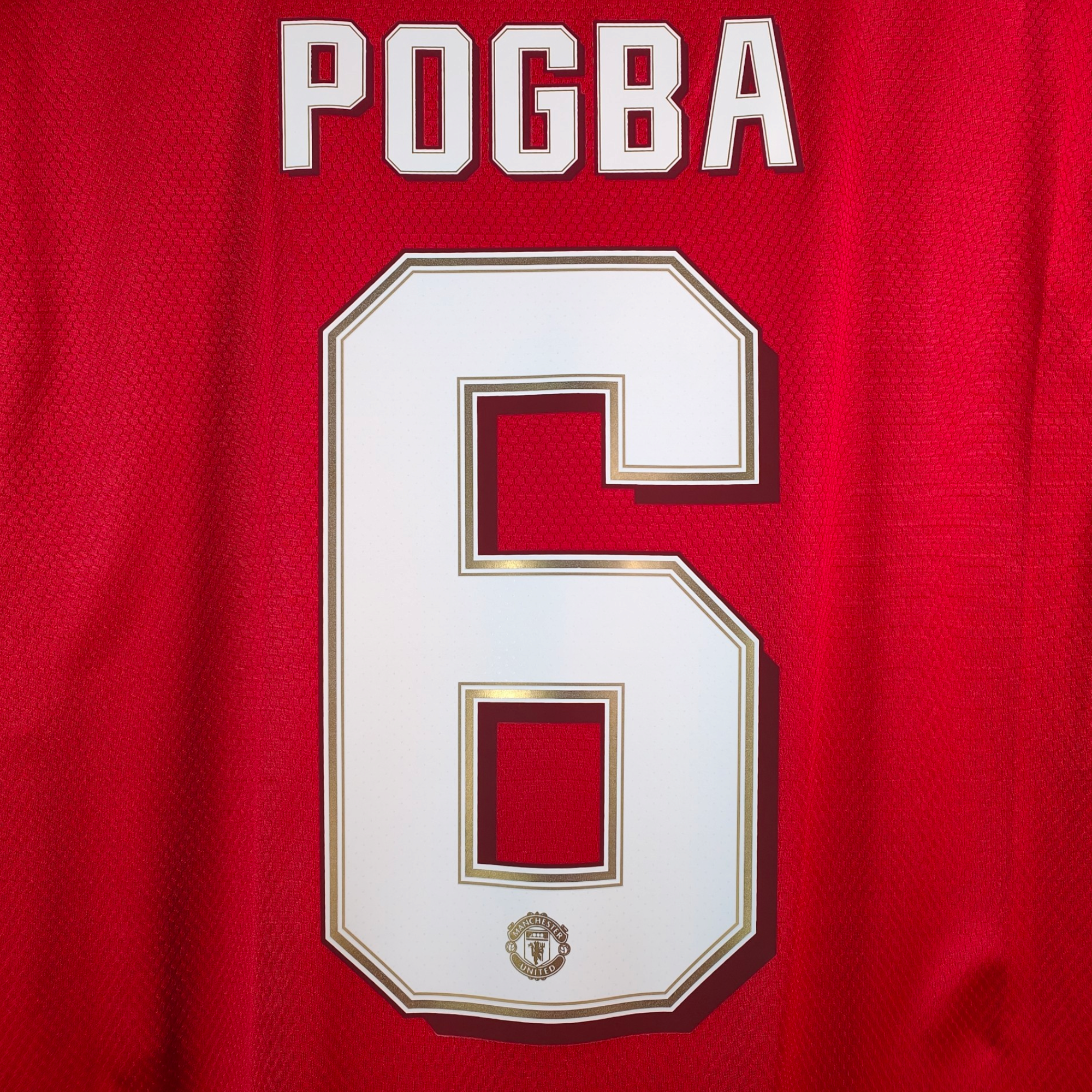 2019-20 Manchester United Home Shirt Pogba 