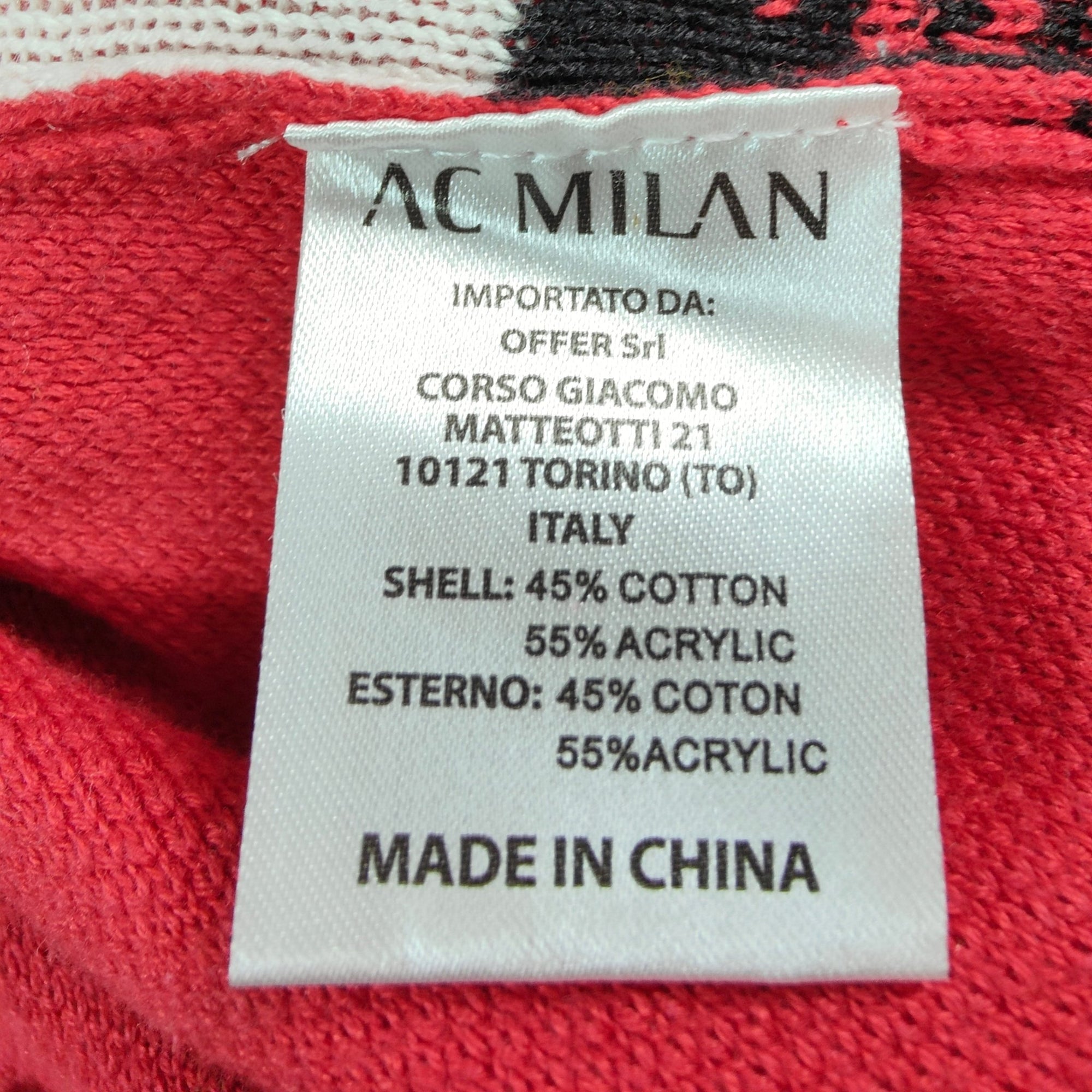 AC Milan Christmas Jumper - 9.5/10 - (L) - Eternal Pitch
