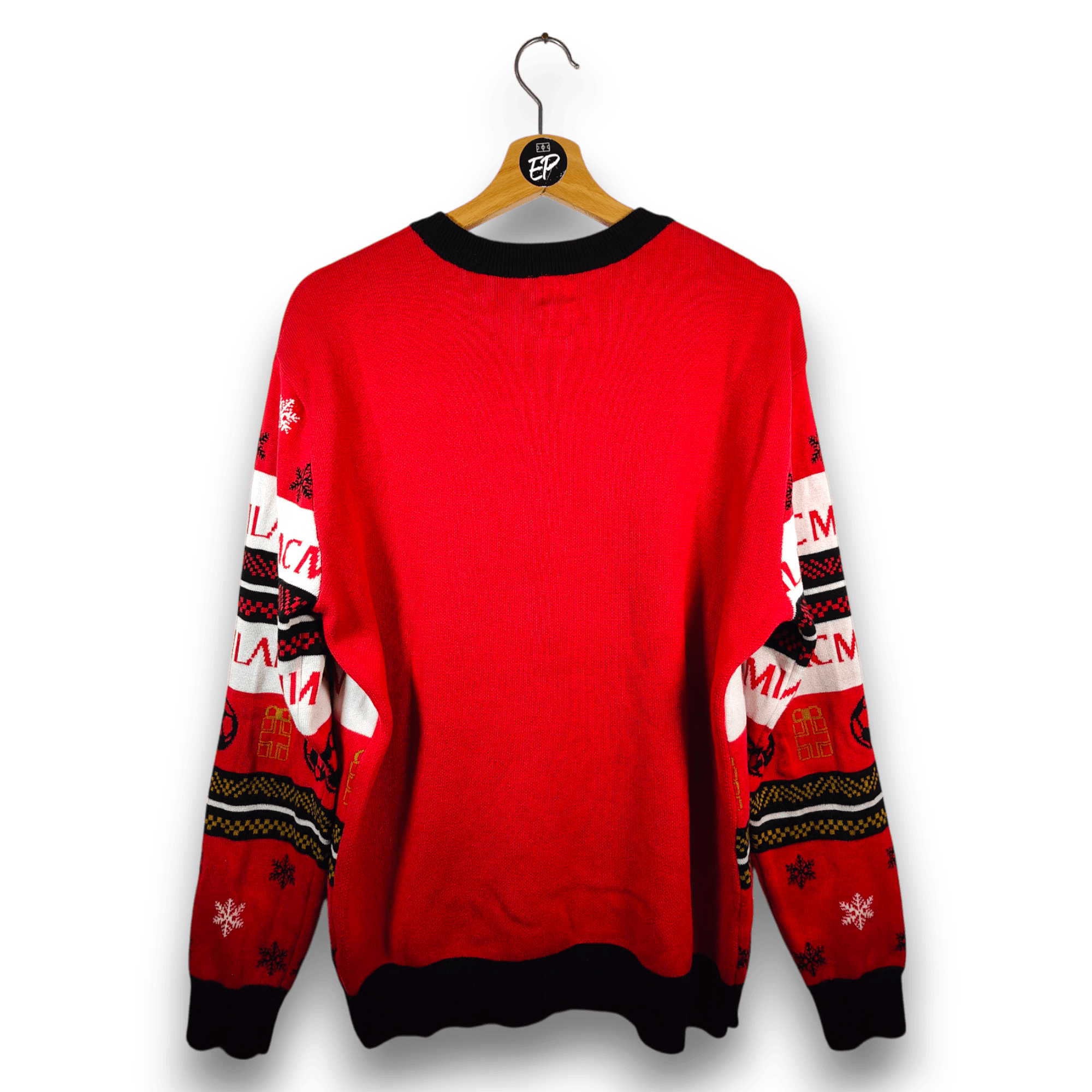 AC Milan Christmas Jumper - 9.5/10 - (L) - Eternal Pitch