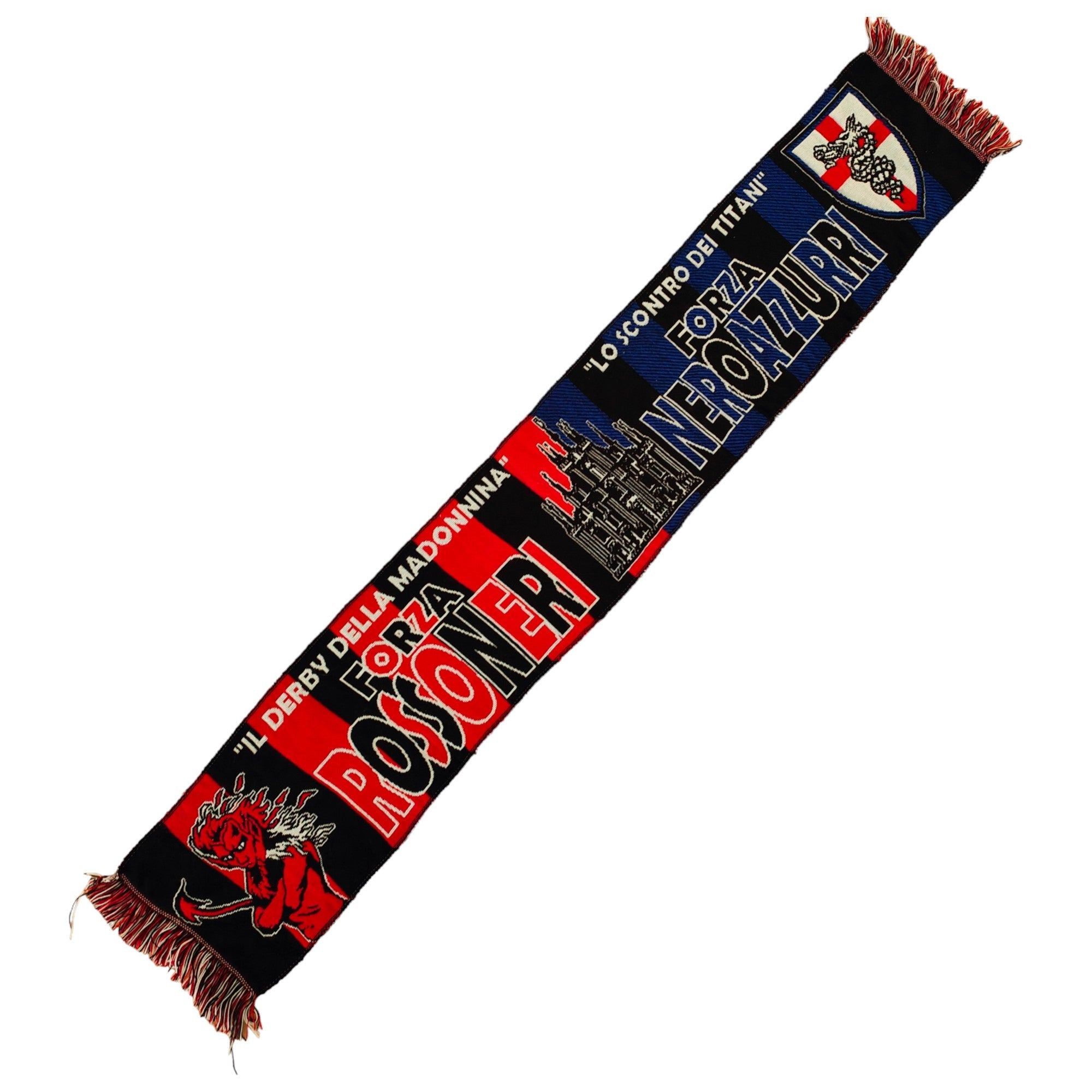 AC Milan vs Inter Milan Scarf - Eternal Pitch