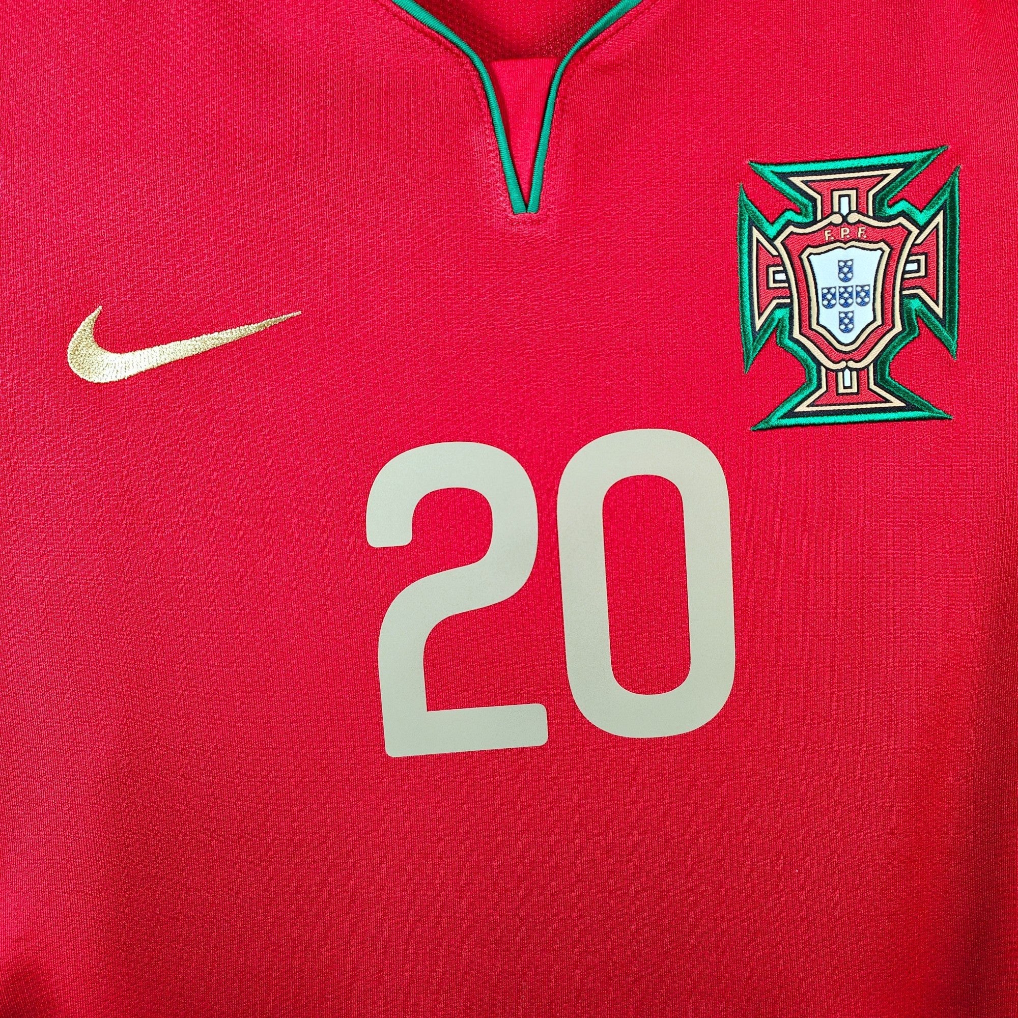 AUCTION 2008 - 10 Portugal Home Shirt Deco 20 - 8.5/10 - (M) - Eternal Pitch