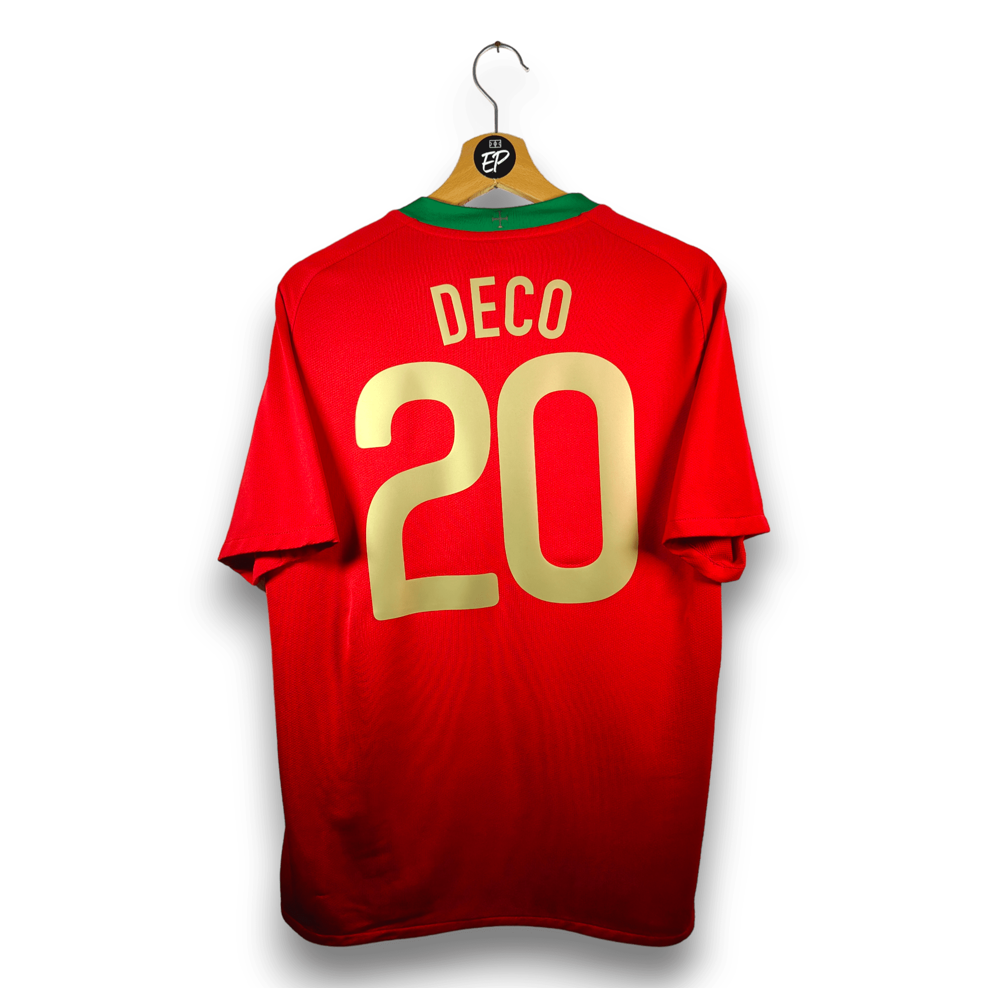AUCTION 2008 - 10 Portugal Home Shirt Deco 20 - 8.5/10 - (M) - Eternal Pitch