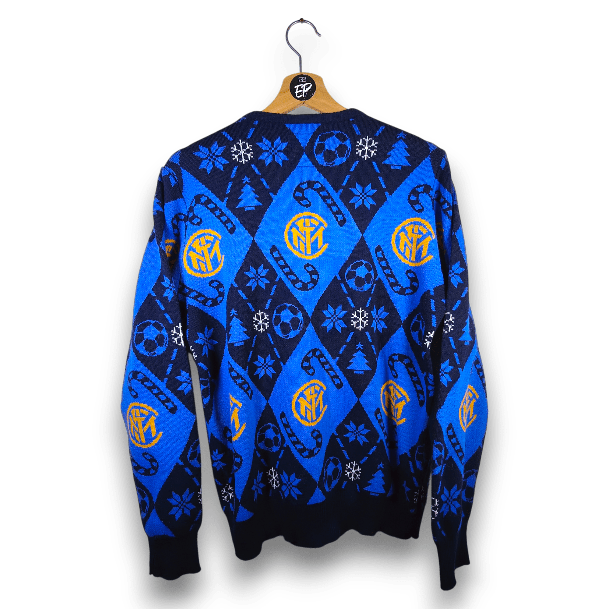 Inter Milan Christmas Jumper - 9.5/10 - (M) - Eternal Pitch
