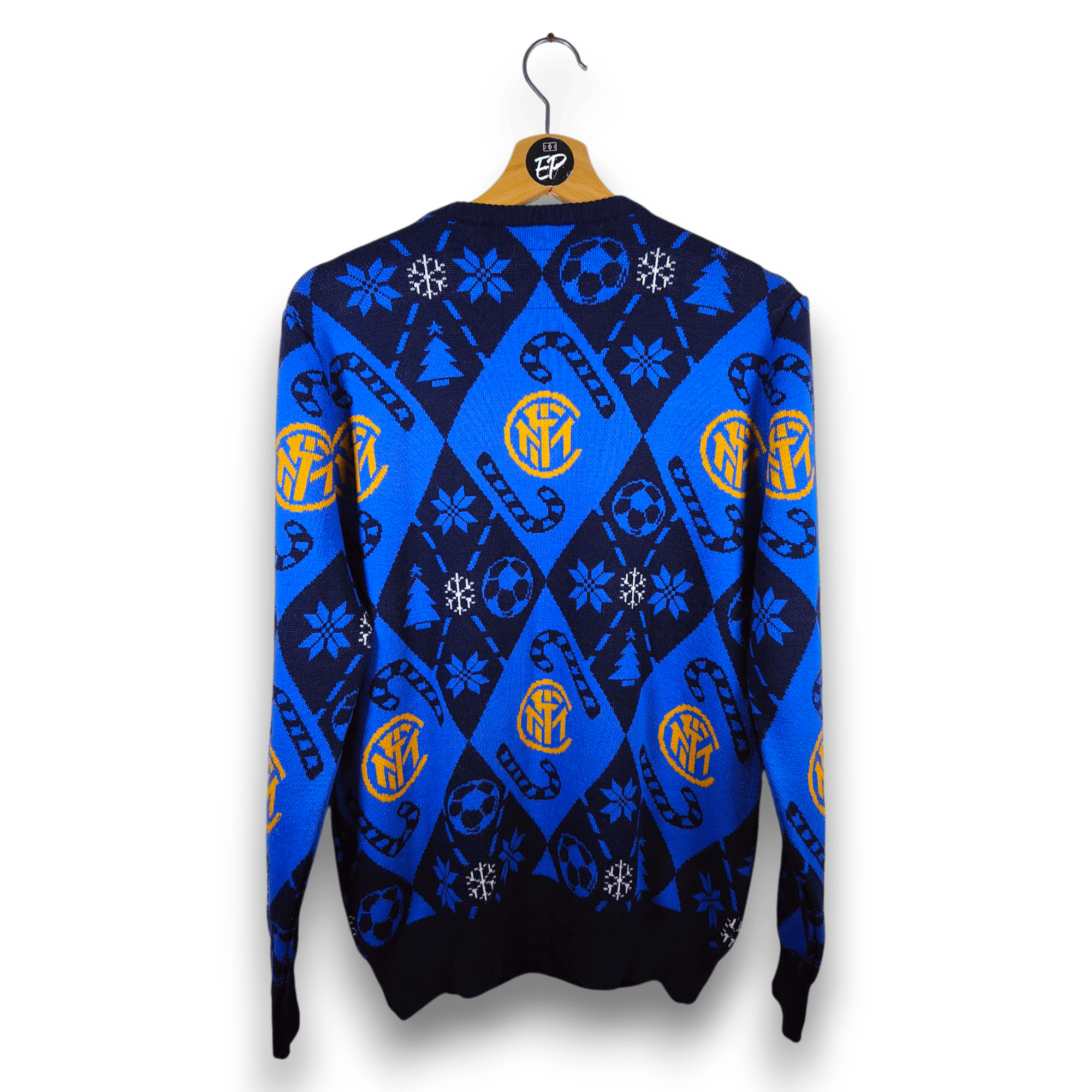 Inter Milan Christmas Jumper - 9.5/10 - (M) - Eternal Pitch