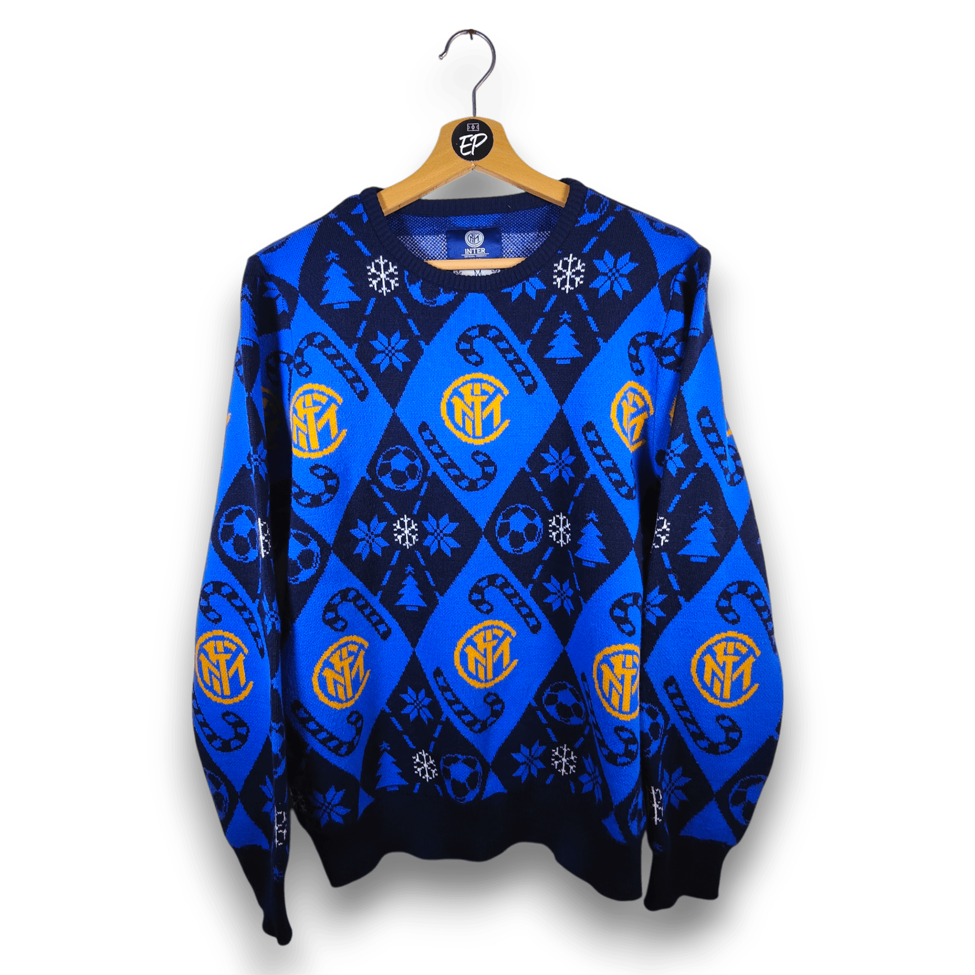 Inter Milan Christmas Jumper - 9.5/10 - (M) - Eternal Pitch