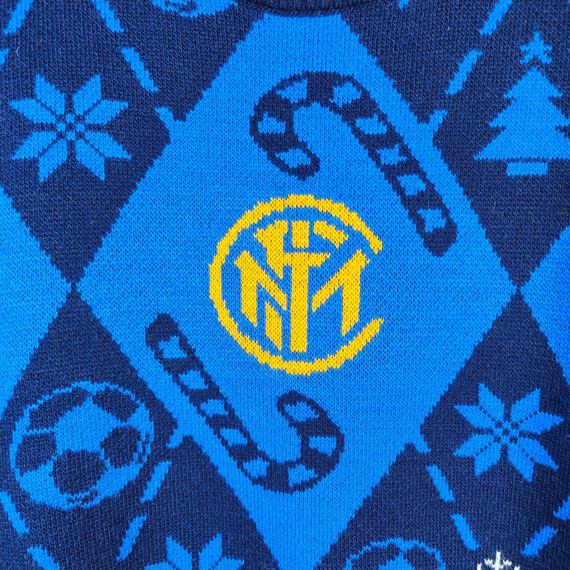Inter Milan Christmas Jumper - 9.5/10 - (M) - Eternal Pitch