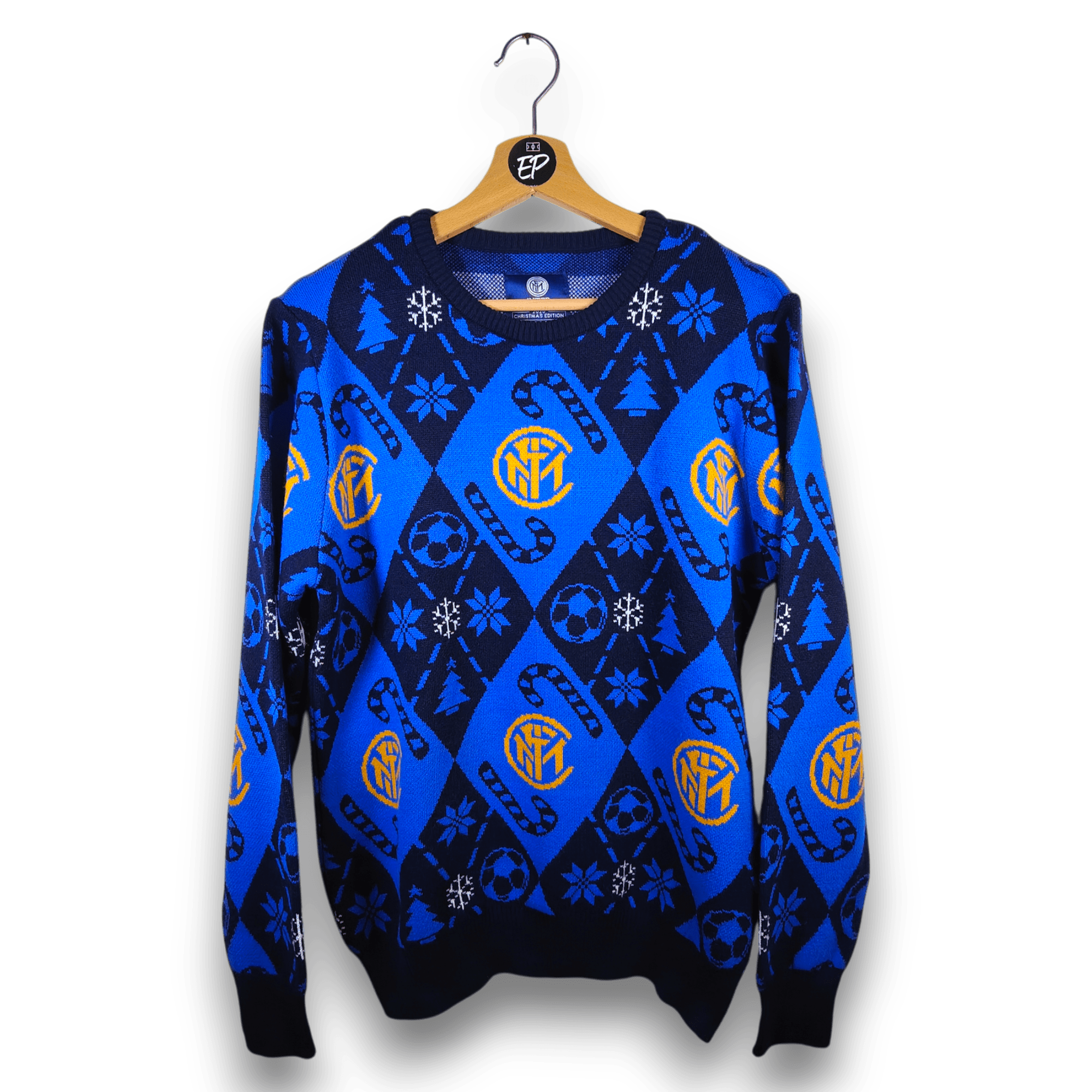 Inter Milan Christmas Jumper - 9.5/10 - (M) - Eternal Pitch