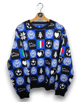 Inter Milan Christmas Jumper - 9.5/10 - (XL) - Eternal Pitch