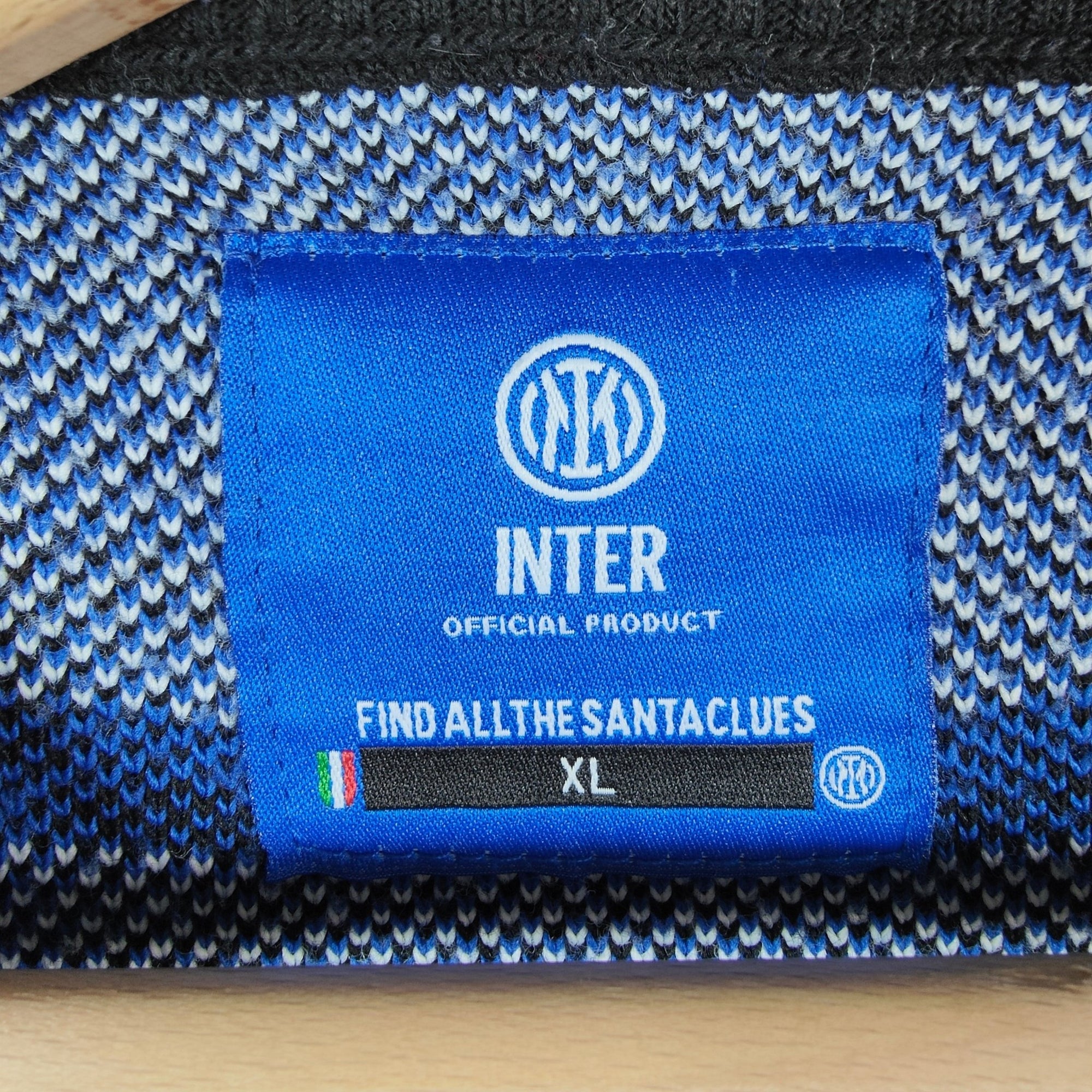 Inter Milan Christmas Jumper - 9.5/10 - (XL) - Eternal Pitch