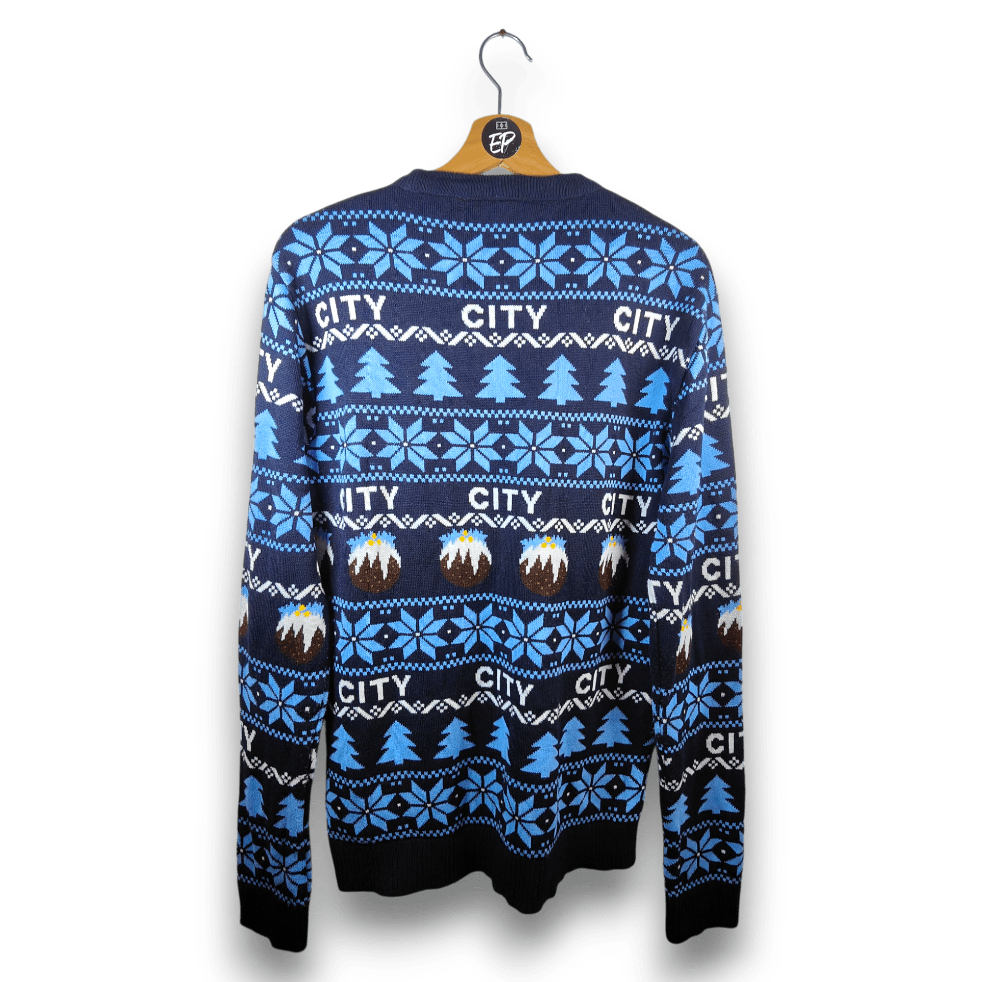 Manchester City Christmas Jumper - 9.5/10 - (S) - Eternal Pitch