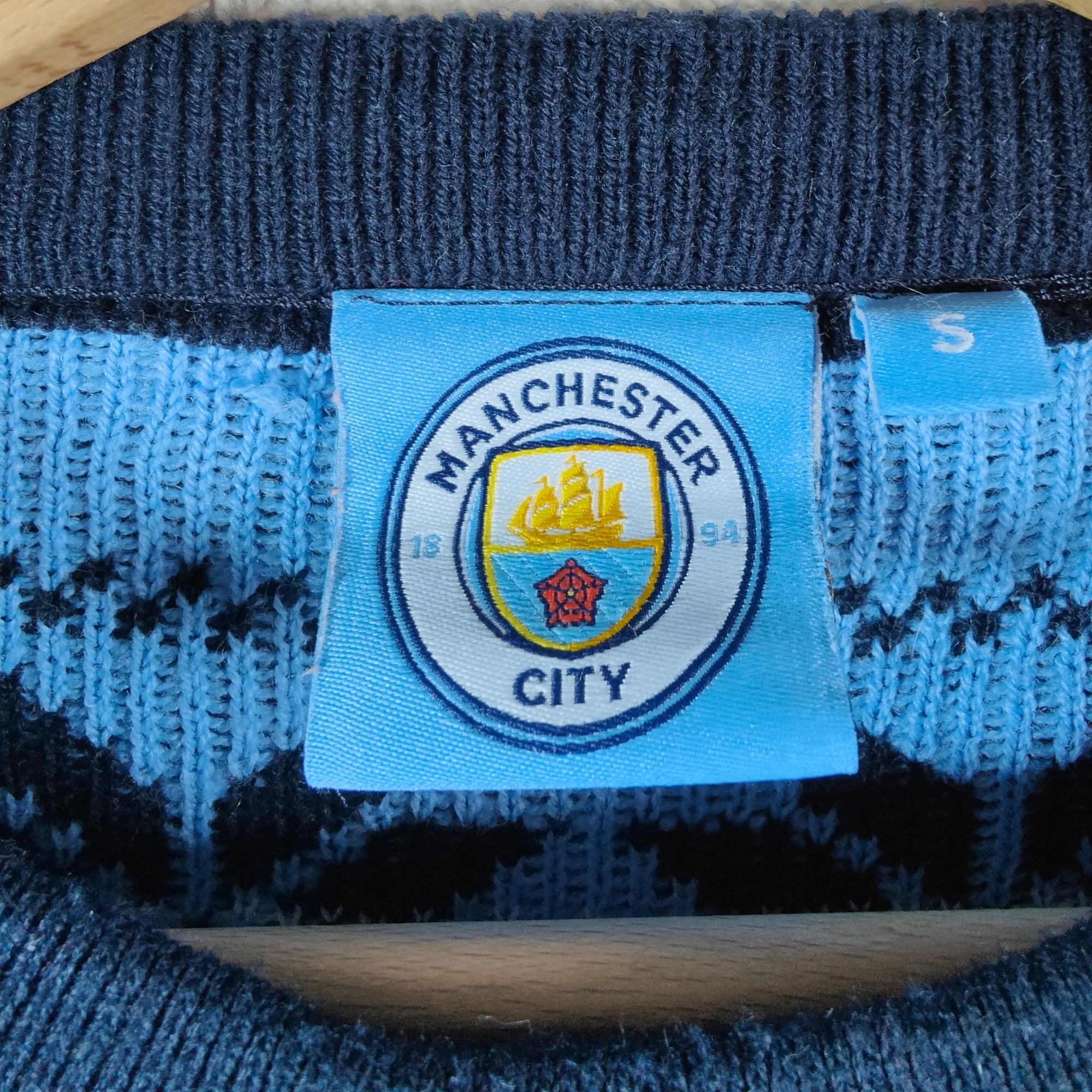 Manchester City Christmas Jumper - 9.5/10 - (S) - Eternal Pitch