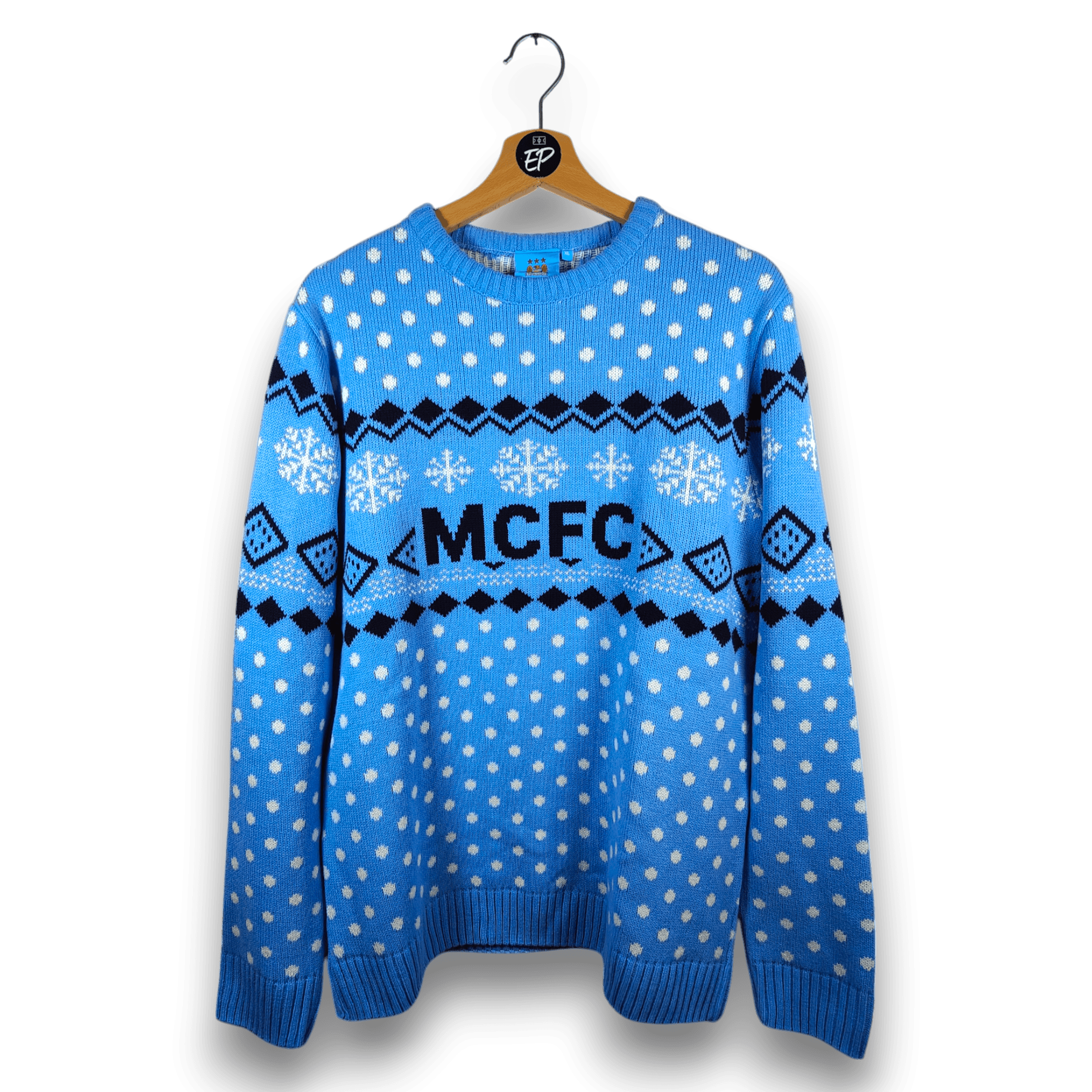 Manchester City Christmas Jumper - 9.5/10 - (XL) - Eternal Pitch